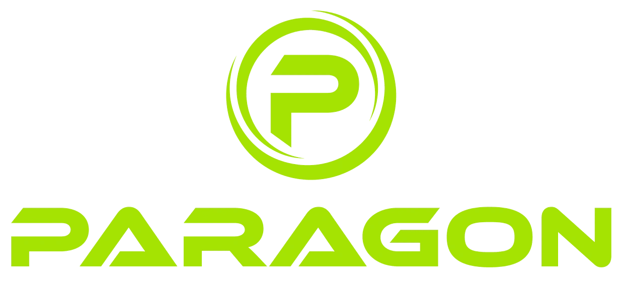 A green logo with the word paragon in front of it.