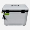 White Paragon cooler with hoses and logo.