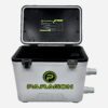 White Paragon cooler with hoses and logo.