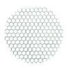 A white tile with a circle of dots