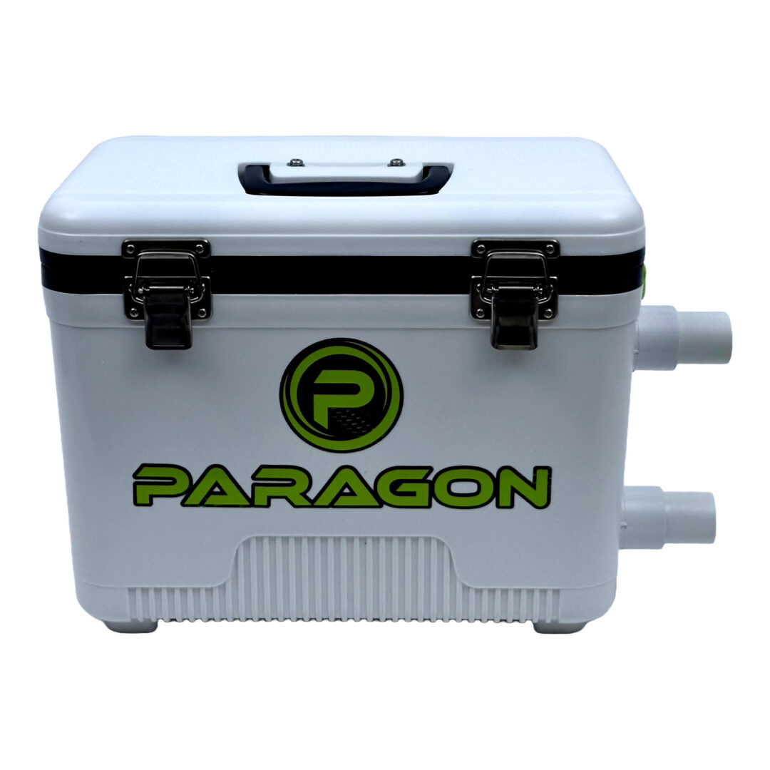 Paragon cooler with pump and lid